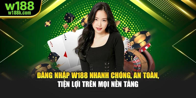Đăng nhập W188 nhanh chóng, an toàn, tiện lợi trên mọi nền tảng
